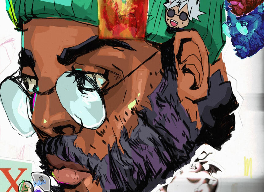 self portrait.